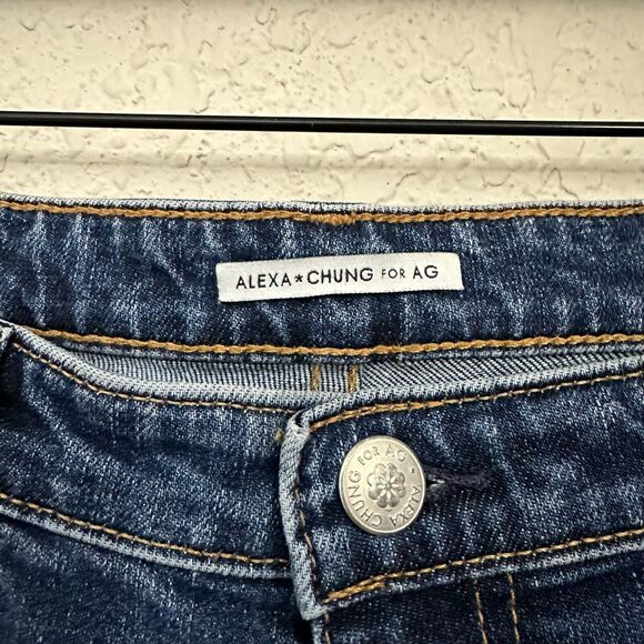 ALEXA CHUNG for AG ADRIANO GOLDSCHMIED Ankle Skinny Jeans in Blue - Picture 9 of 13